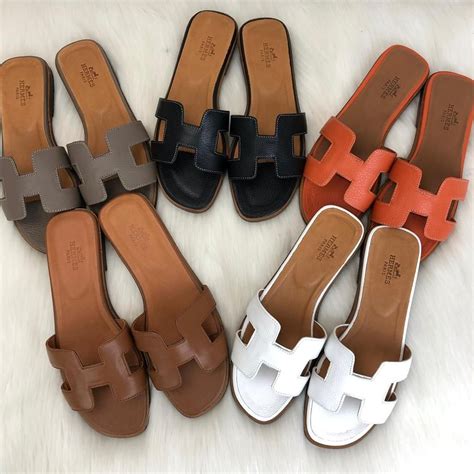 hermes schlappen|hermes slippers for women.